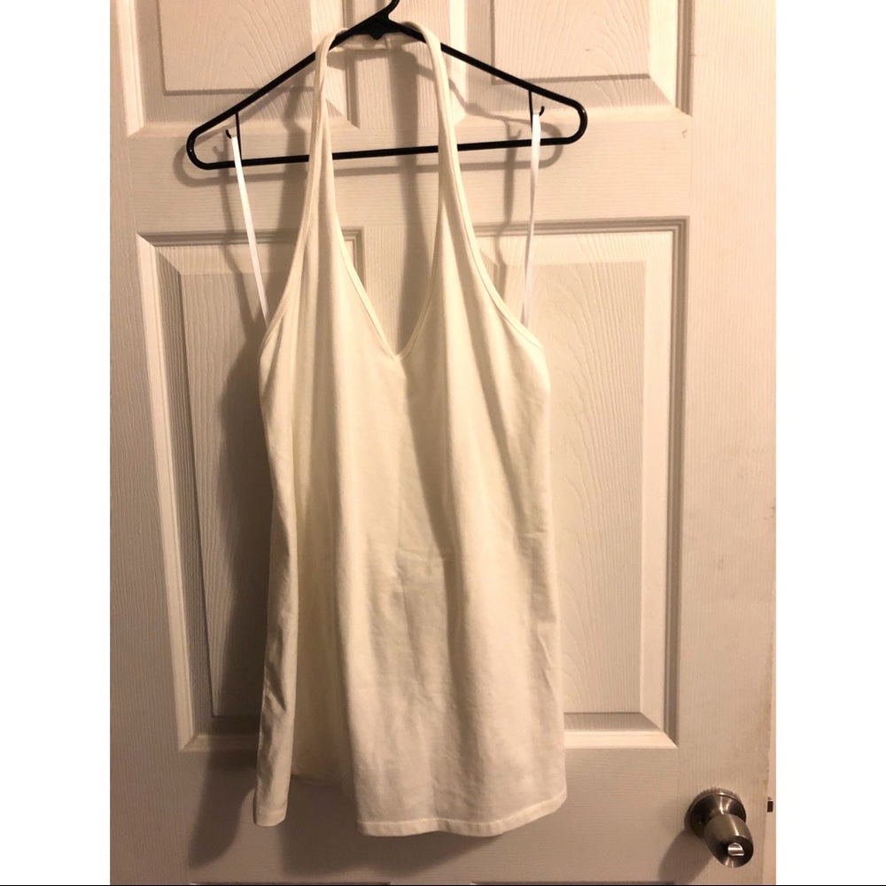 Torrid white halter top